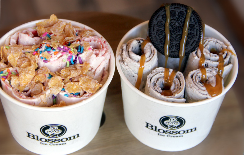 Thai-Style 'Rolled Ice Cream' Getting Popular in U.S.